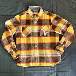 Billionaire Boys Club CHECK SHIRT - BROWN
